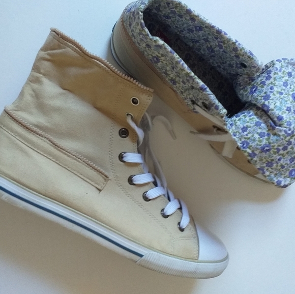 - Levis canvas high top sneakers  mens size 10 - Picture 10 of 10